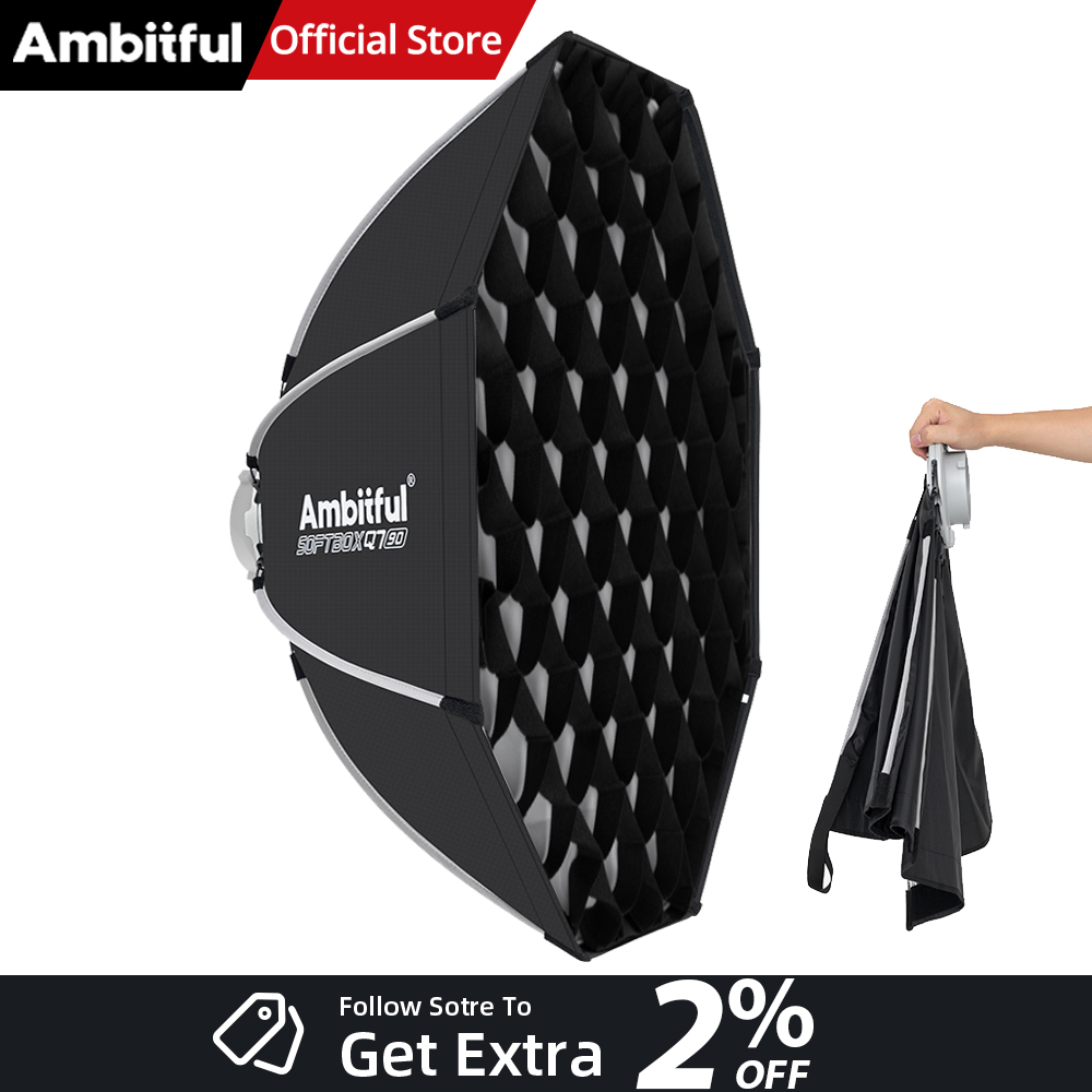 Photography Grid - AMBITFUL Q7II 55/65/90cm Softbox Octogonal com