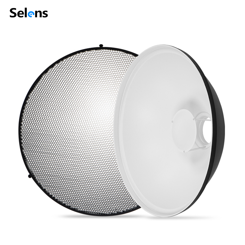 Photography Grid - Refletor Beauty Dish Selens 70cm/28in Prata