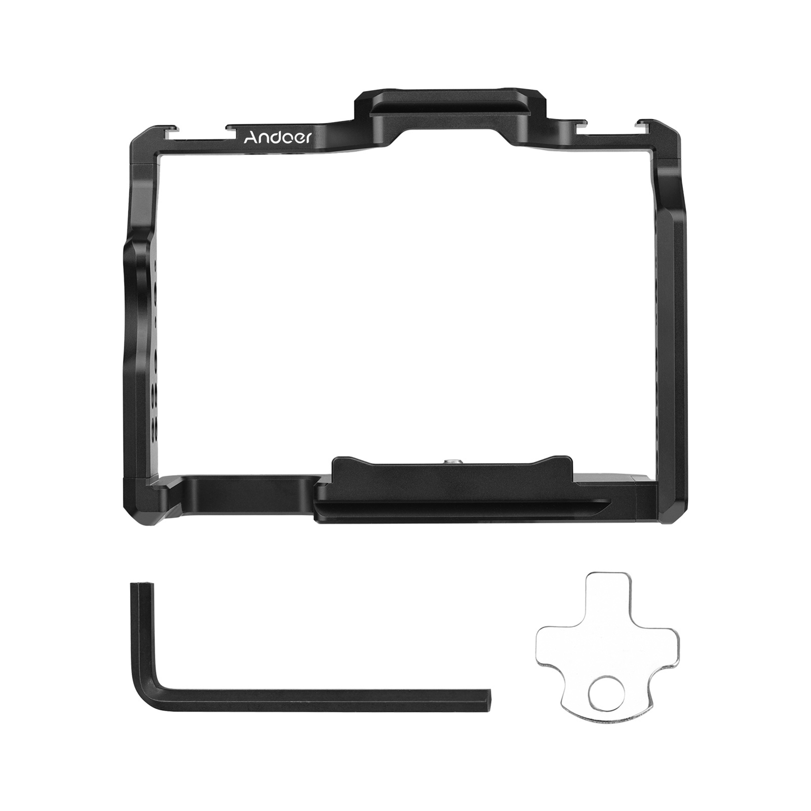 Camera Cage Baseplate - Andoer gaiola de câmera de liga
