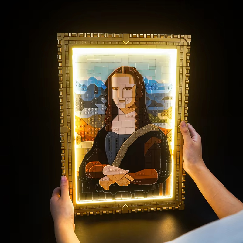 Blocos de Montar DIY Mona Lisa - Photography Architecture avaliação e preço