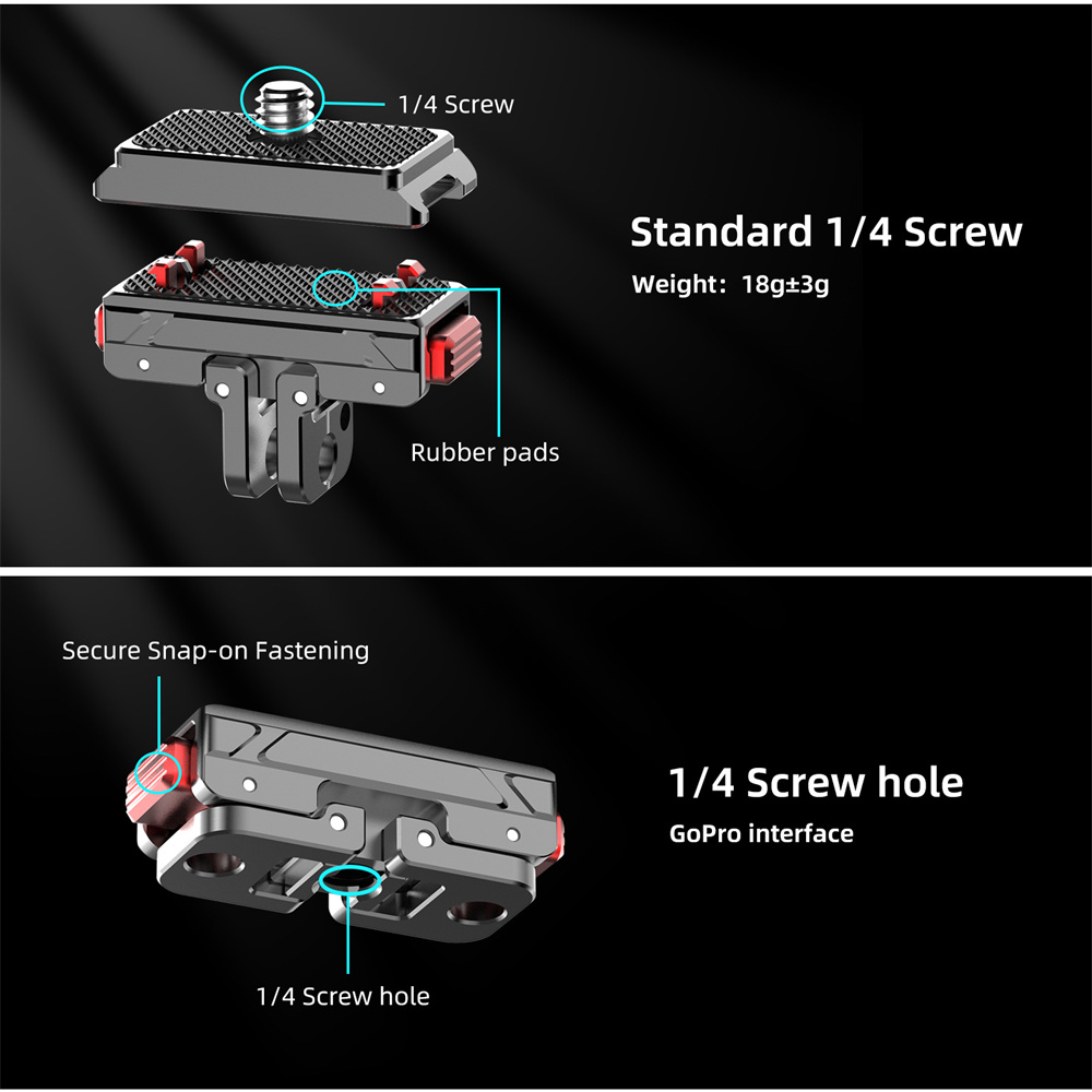 Novo Adaptador Magnético de Li - Camera Cage Baseplate avaliação e preço