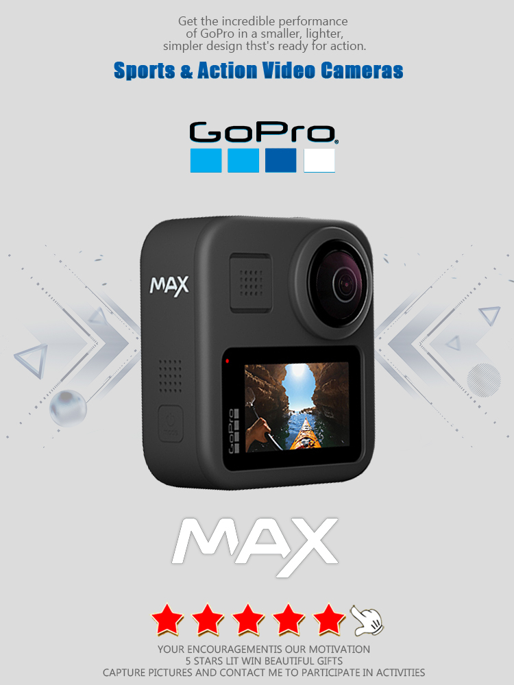 Câmera de Ação GoPro MAX 360 c - Photography Grid avaliação e preço