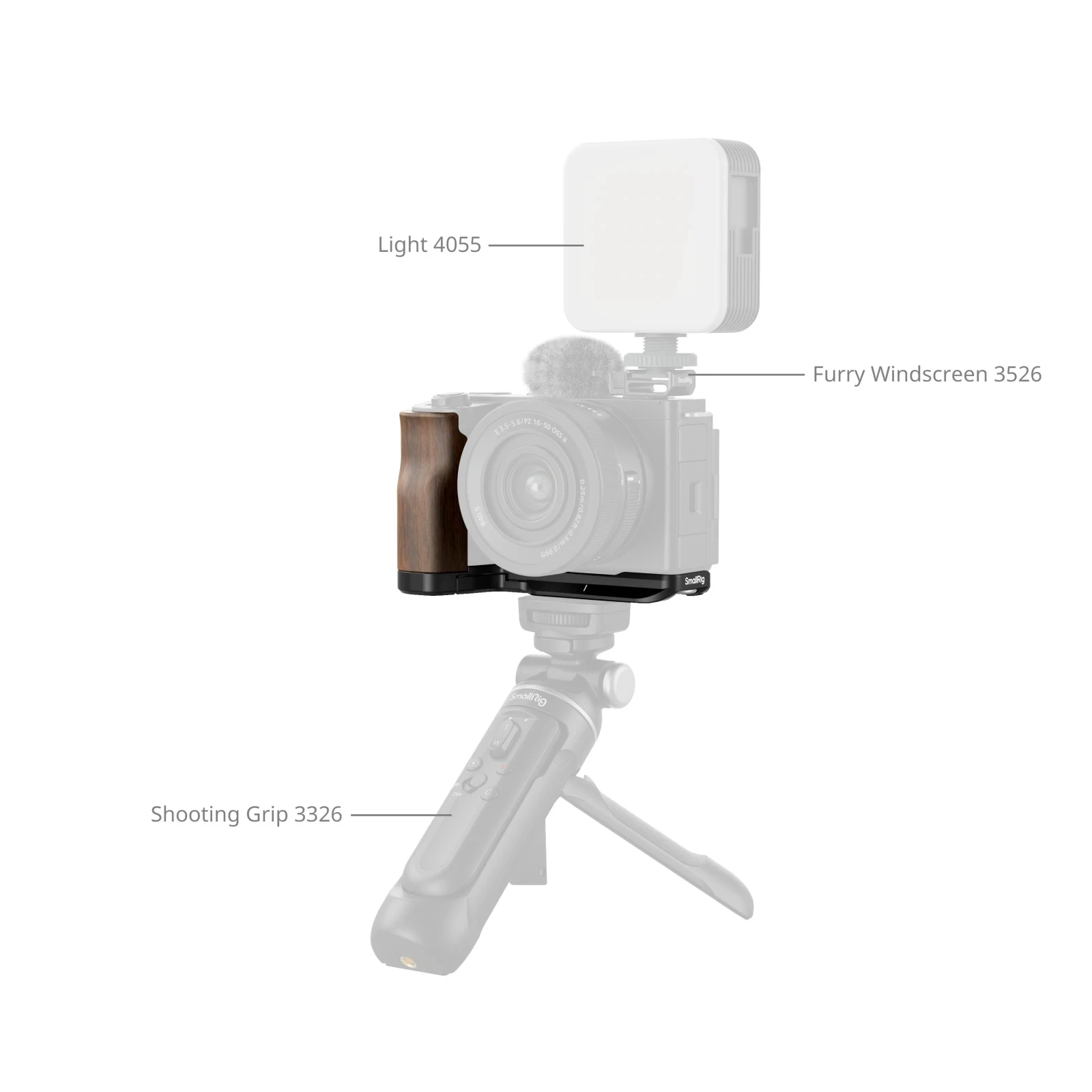 Smallrig HawkLock Kit de gaiol - Camera Cage Baseplate avaliação e preço