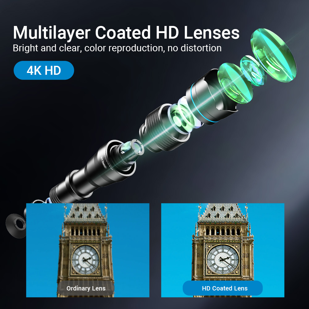 APEXEL Nova Lente Telefoto Opc - Photography Kit Vivo X200 Pro avaliação e preço