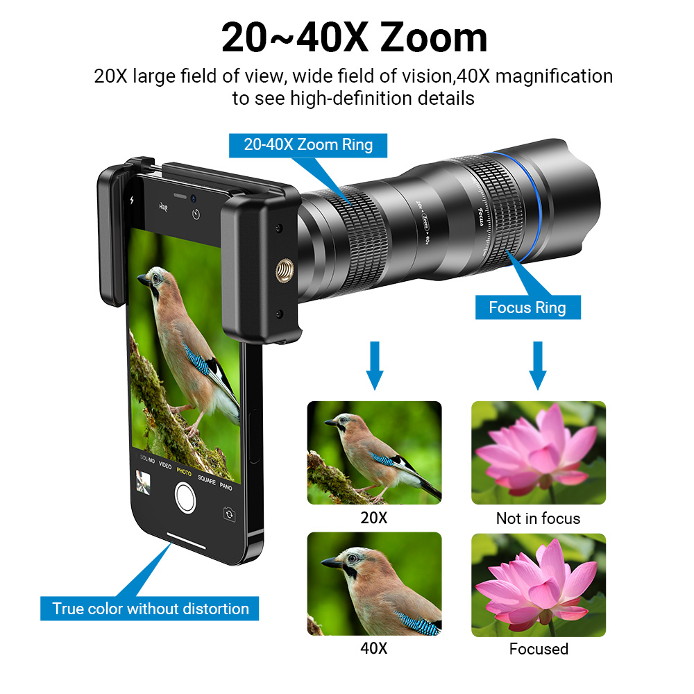 APEXEL Nova Lente Telefoto Opc - Photography Kit Vivo X200 Pro avaliação e preço