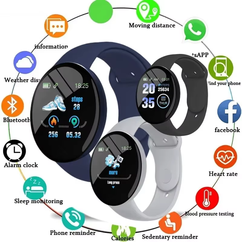 D18 smartwatch tela colorida c - Photography Grid avaliação e preço