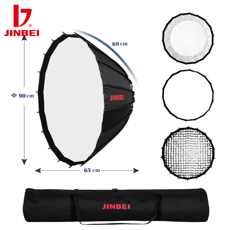 JINBEI Softbox Parabólico Refl - Photography Grid avaliação e preço